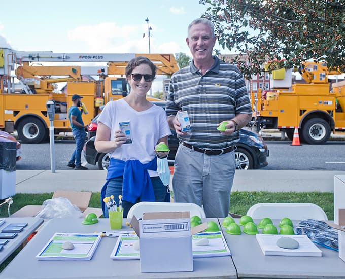 HG&E Employees at community event.