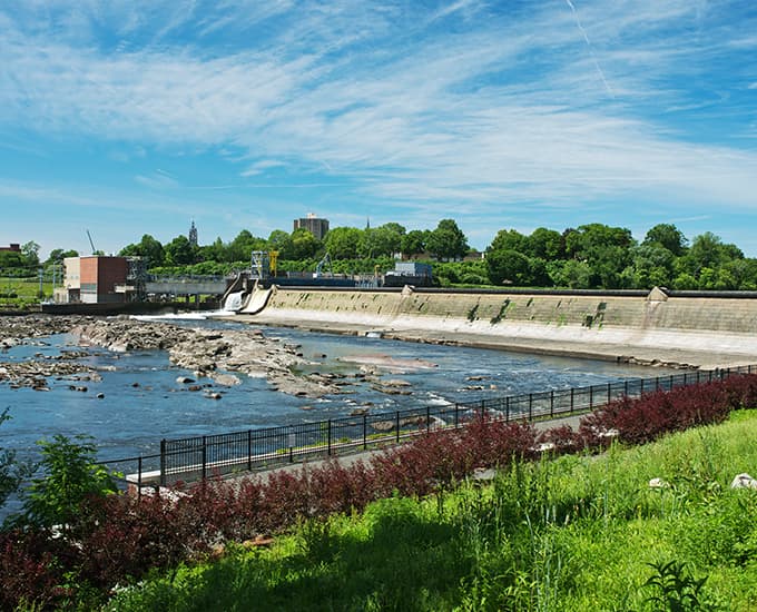 Holyoke Dam in the Spring