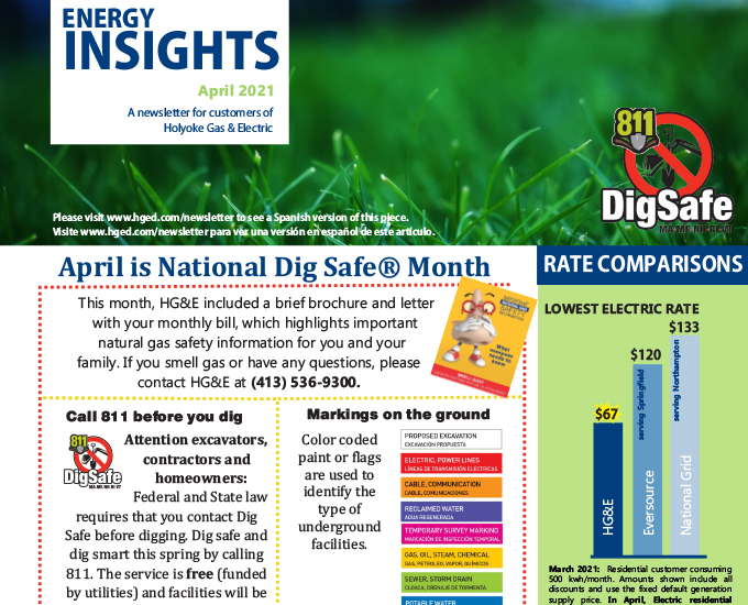 April 2021 newsletter cover