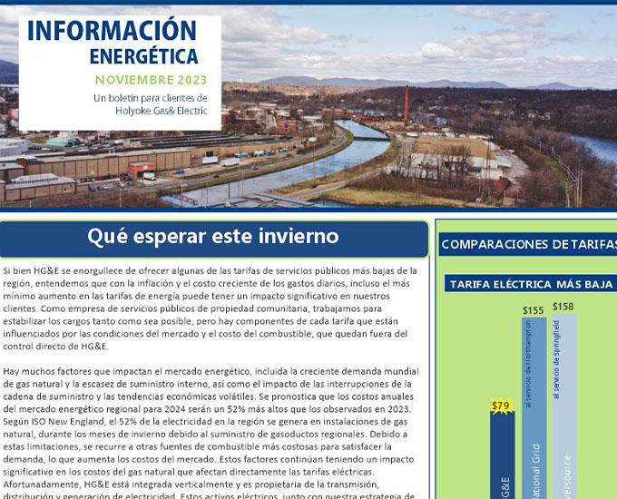 November Newsletter - Spanish Version