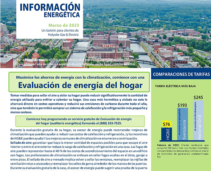 March Newsletter - Spanish