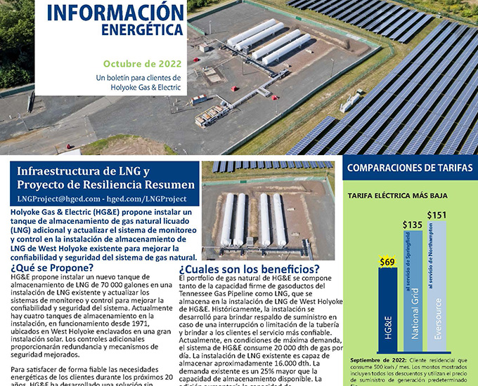 October Energy Insights Newsletter - Spanish