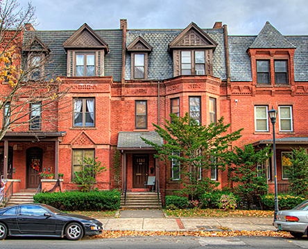 Row houses in Holyoke