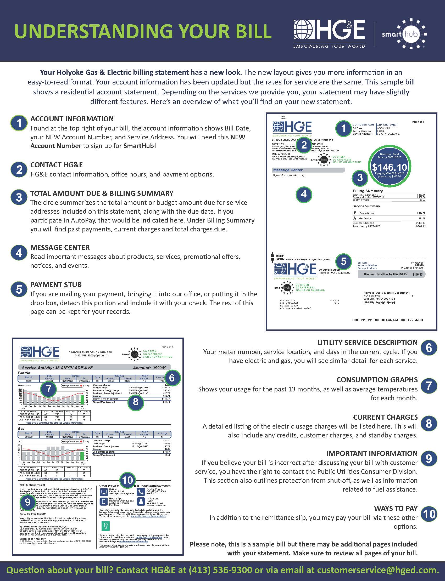 English Utility Statement
