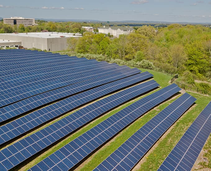 solar facility near commercial property